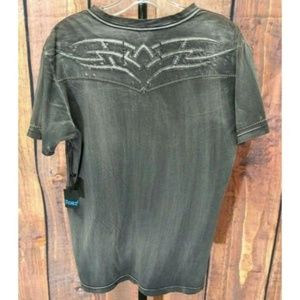 Roar Relevant T-Shirt Large Green-Brown Tribal 3D